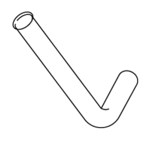 Trubka výfuku vstupní pr.111x970mm MAN TGA,TGS,TGX Euro 5 od 2007