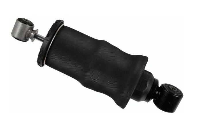 Tlumič pérování kabiny zadní O/O s vlnovcem L MAN TGL, TGM, TGS, TGX D0834LFL40-D3876LF09