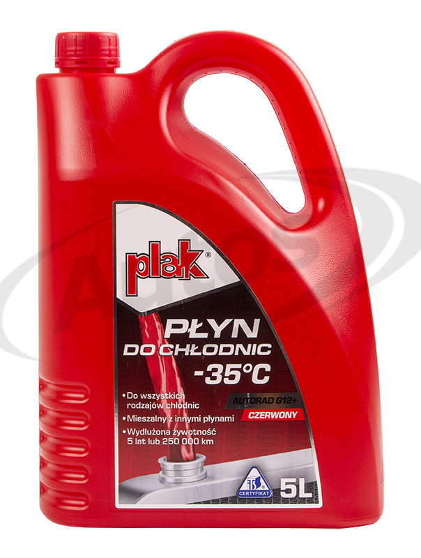 Kapalina chladící Antifreeze G12+ celoroční / -35°C 5l