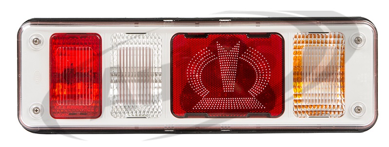 Svítilna zadní 8- dílná bez poziční svítilny P LED KRONE