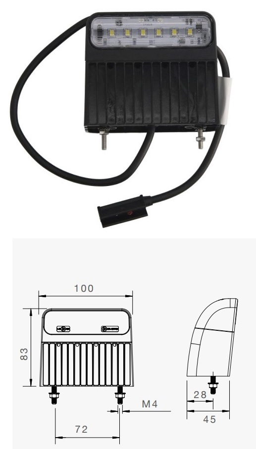 Osvětlení SPZ 12V/24V REGPOINT II LED