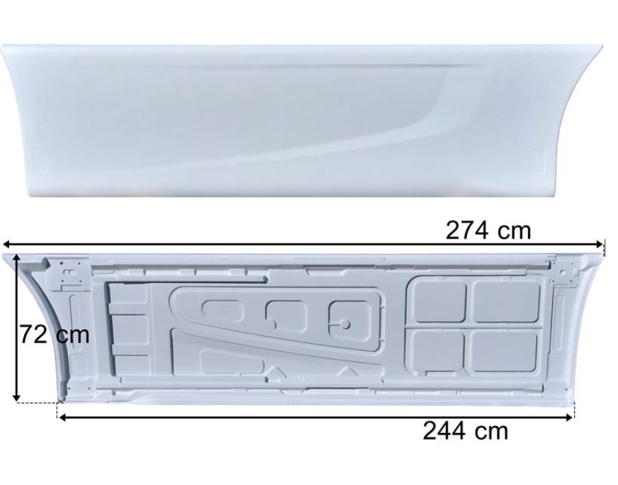Spojler boční mezinápravový 2740mm L IVECO Stralis Euro 6 od 2013