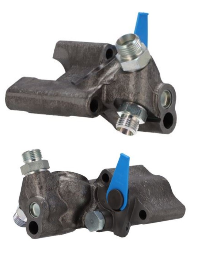 Ventil motorové brzdy na hlavě motoru IVECO Stralis