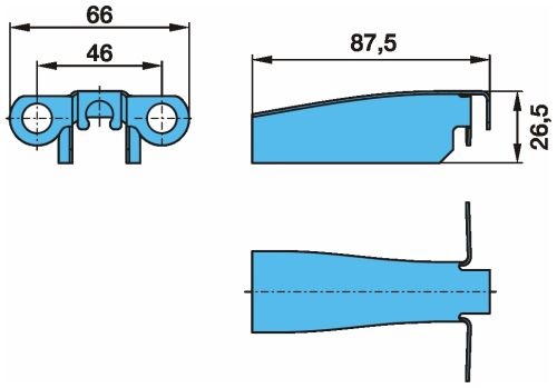 Kryt kabelu ABS BPW TSB 3709,4309,4312