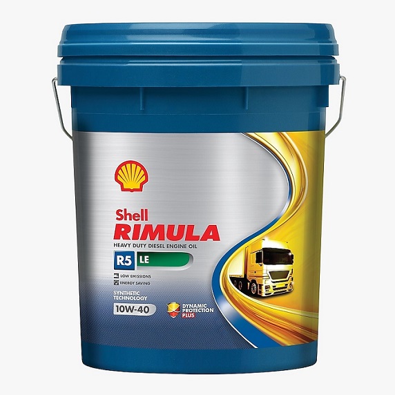 Olej motorový SHELL RIMULA R5 LE 10W-40, polosyntetický, nákladní vozidla, 20l