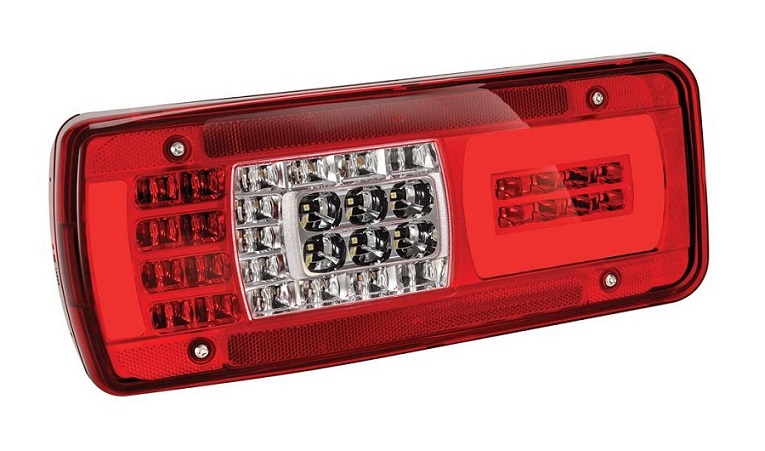 Svítilna zadní LC11 LED konektor 8-pin +signalizace  couvání, L IVECO Stralis od 03.2016