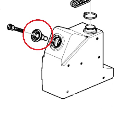 Sitko s magnetem nádrže kapaliny AdBlue VOLVO RVI Range T