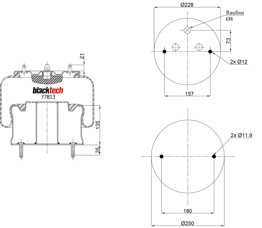 Vlnovec pérování kompletrní - železný zvon PN SCANIA P,G,R,T ARA950