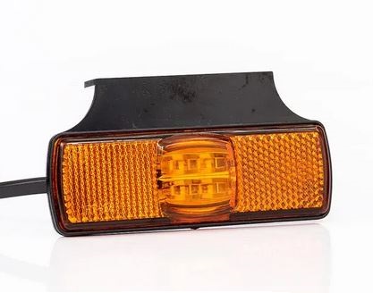 Svítilna poziční bílá LED 12-30V s odrazkou a držákem