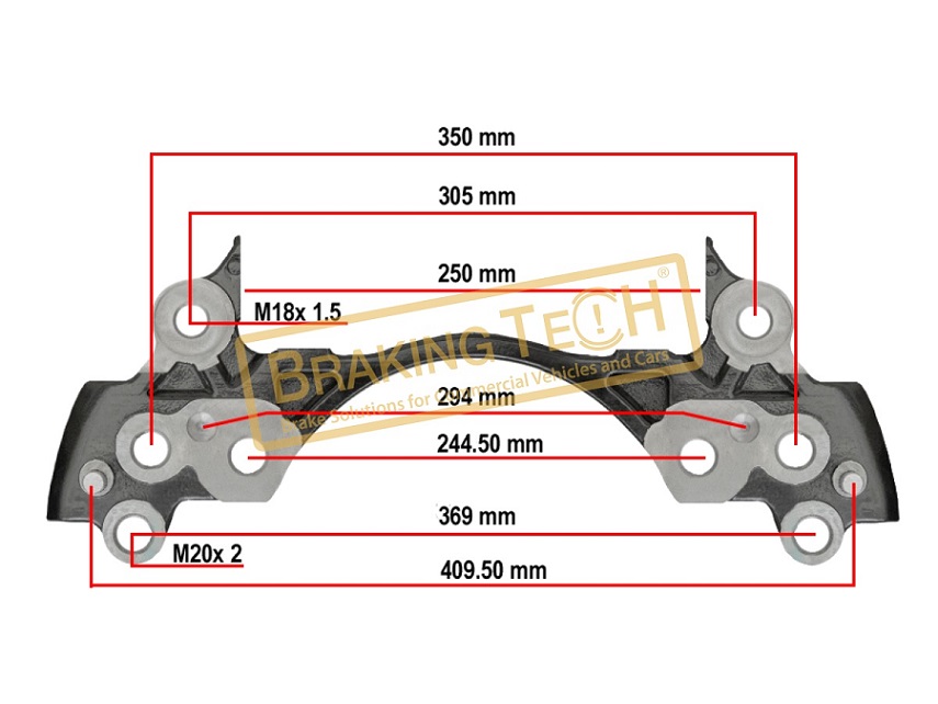 Sada opravárenská brzdového třmenu MERITOR Elsa 195/ 225 Axial, VOLVO 