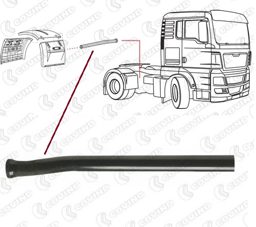 Držák blatníku ZN L/P MAN TGX od 09.2007