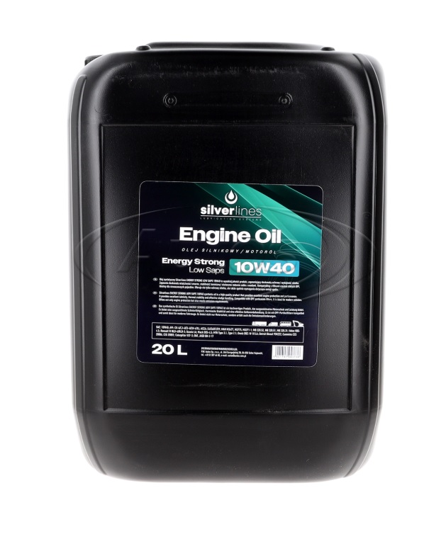 Olej motorový SILVERLINES ENERGY STRONG 10W-40 LOW SAPS, 20 l