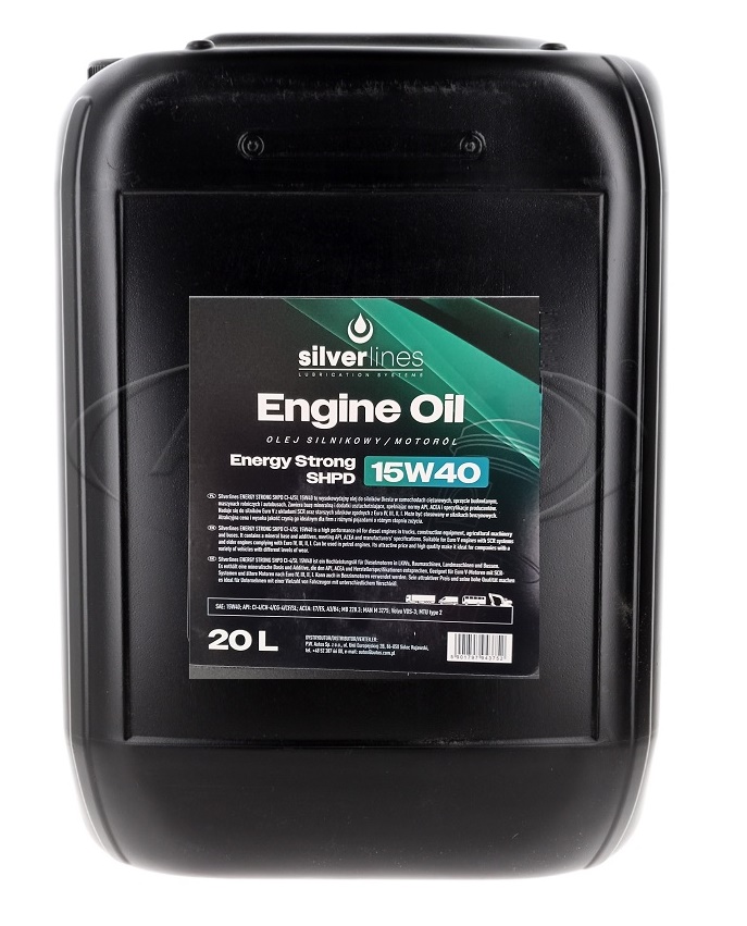 Olej motorový SILVERLINES ENERGY STRONG SHPD 15W-40, 20 l