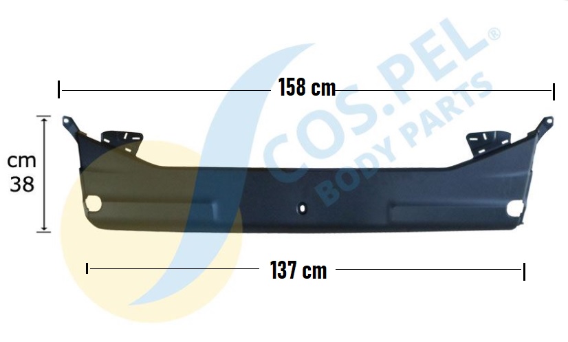 Nárazní přední - střední díl SCANIA L,P,G,R,S Euro 6 od 09.2016