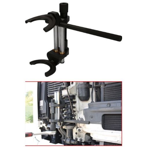 Přípravek na montáž a demontáž pružin pérování kabiny VOLVO