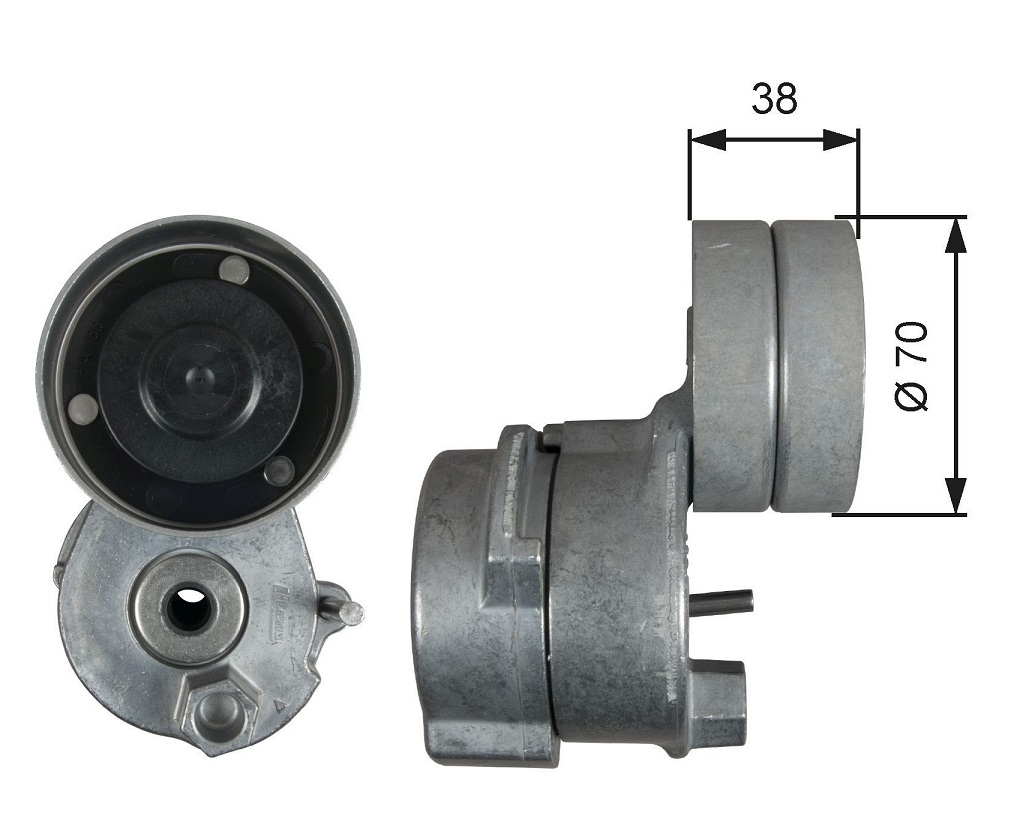 Napínač řemene alternátoru RVI Midlum, Premium 2, VOLVO FE/ FL II, FL II/FE II Euro 6 