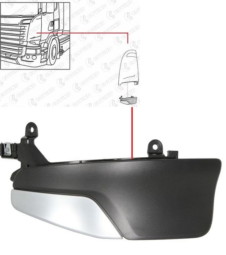 Roh kabiny spodní L SCANIA P,G,R,T od 01.2010