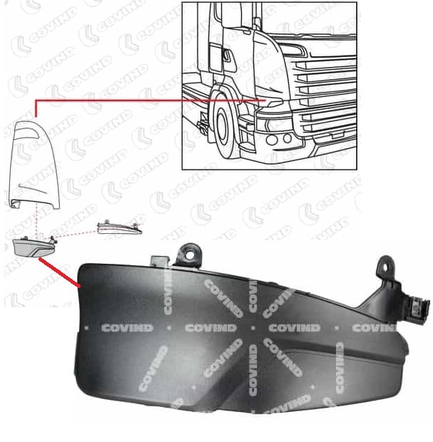 Roh kabiny P SCANIA P Euro 6