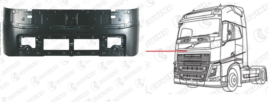 Plech masky kabiny horní VOLVO FH Euro 6 od 