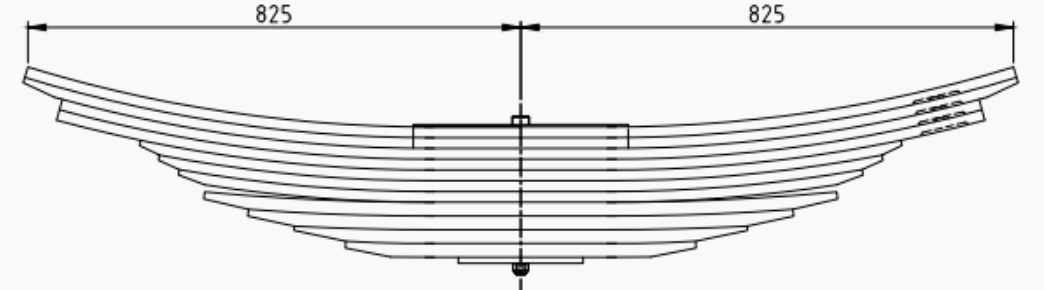 Pero listové 825/825 11 listů ZN MAN TGA