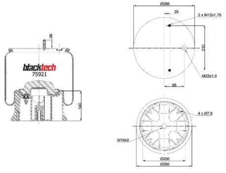 Vlnovec pérování kompletní - plastový zvon P SAF 2919V 