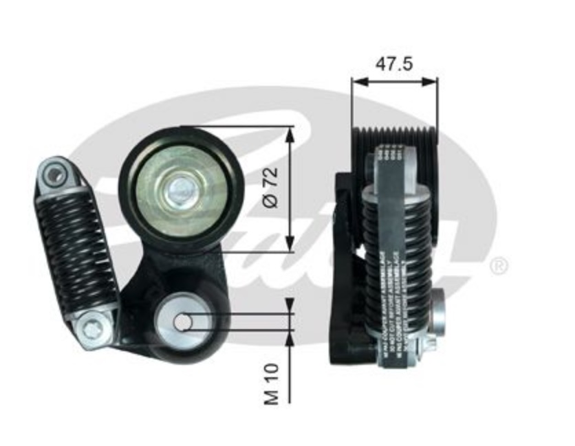 Napínač řemene DAF CF/XF MX13 303,MX13 340, MX13 370 Euro 6 od 10.2012