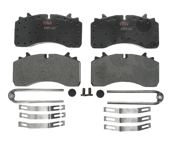 Deska brzdová 29162 Trw  210,6x109,55x31,7  Wabco PAN 22-1, SAF SK-2243