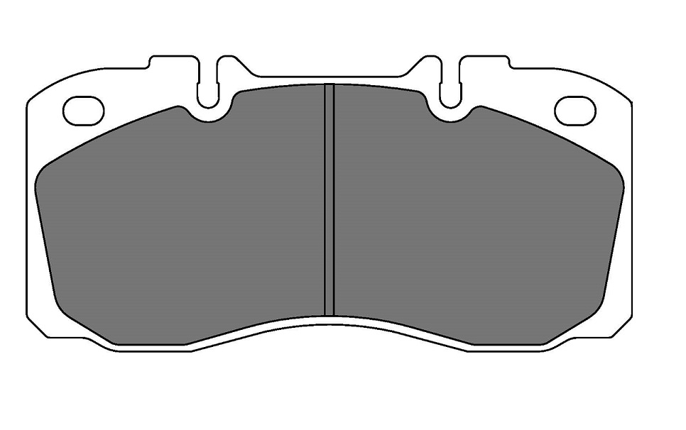 Deska brzdová 29122 Grau 175x86x22 BREMBO 2x60, IVECO E.Cargo 65E12/75E12, IRISBUS