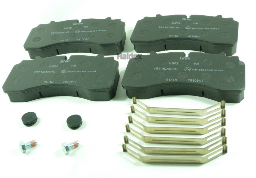 Deska brzdová 29162 Grau 210x109x31 ZN WABCO PAN 22-1, SAF SK2243, DAF, RVI