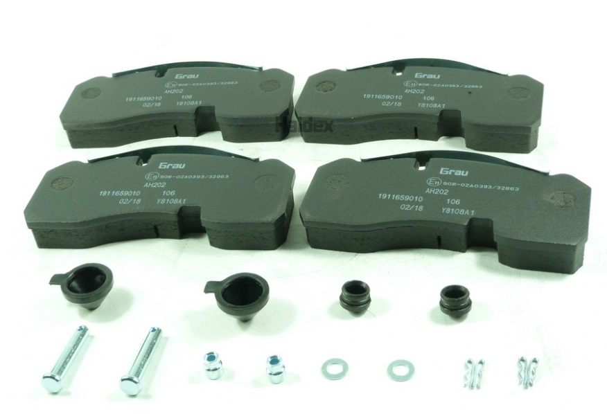 Deska brzdová 29165/29268 Grau 210x92x30 BPW, KNORR SB3745T (SB6)