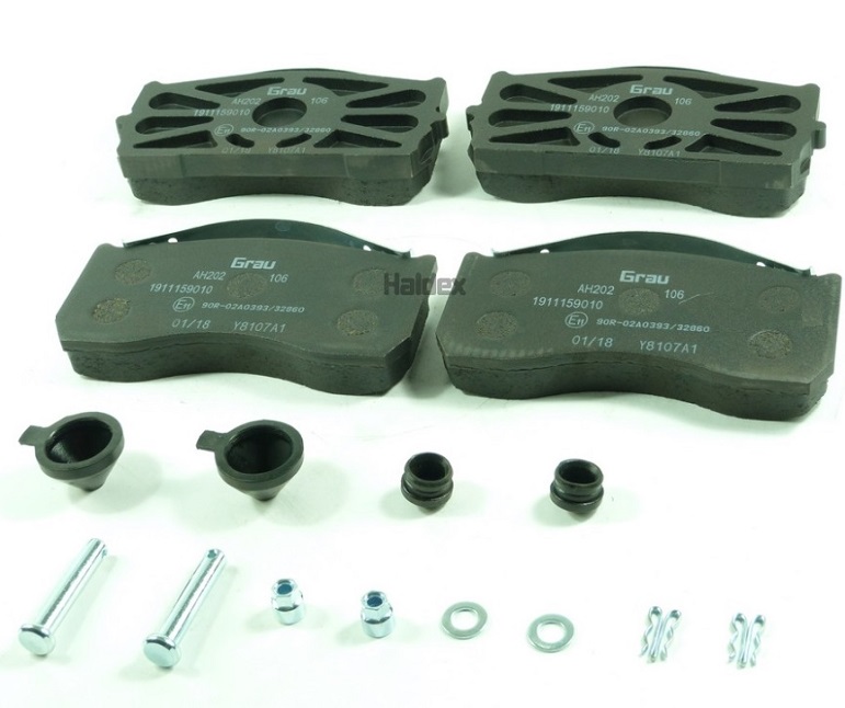 Deska brzdová 29148/29183 Grau 173x84x34 KNORR SB/SN5 MERCEDES Atego, MAN TGL od 2007