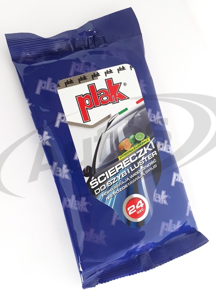 Ubrousky na čištění skel a zrcadel PLAK - 24ks