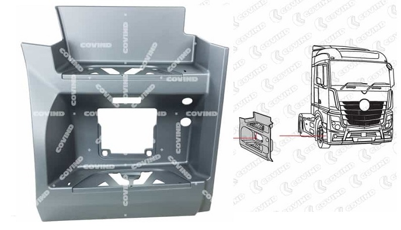 Schod kabiny spodní P MERCEDES Actros MP4 Big Space