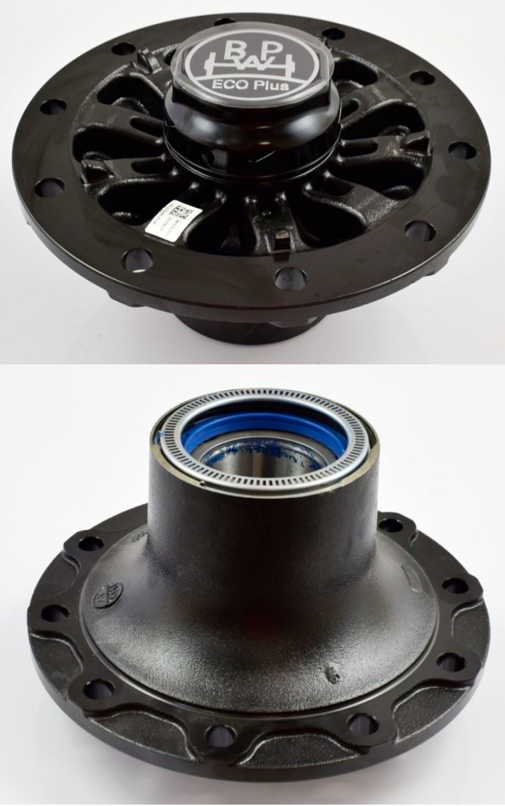 Náboj kola s ložiskem a kroužkem ABS BPW SHB../SKHB.. SHB..LL/SMB..LL ECO Plus