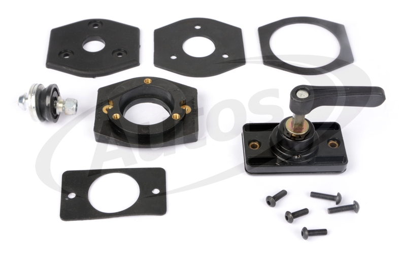 Zámek bočního okna - sada s vložkou a podložkami JCB 3CX 4CX