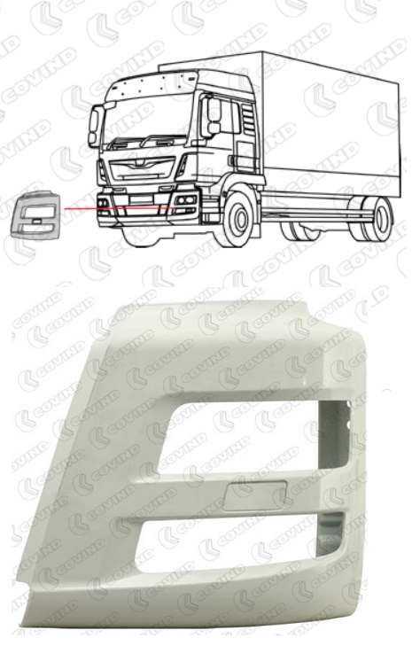 Roh nárazníku L MAN TGL,TGM Euro 6
