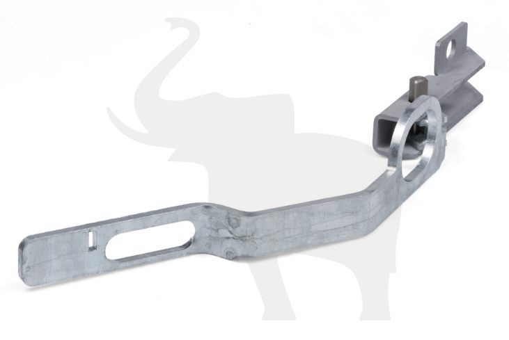 Páka napínání plachty přední L SCHMITZ MEGA+STD R/K