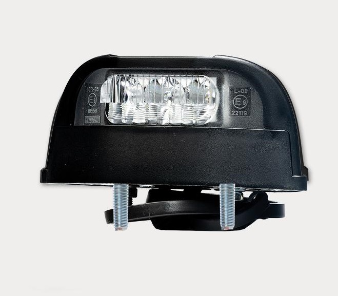 Osvětlení SPZ boční 12V/36V 3xLED 0,8W/1,5W  kabel 0,5m