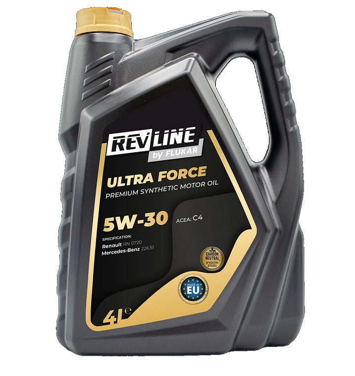Olej motorový REVLINE ULTRA FORCE 5W-30 C2/C3, 4 l
