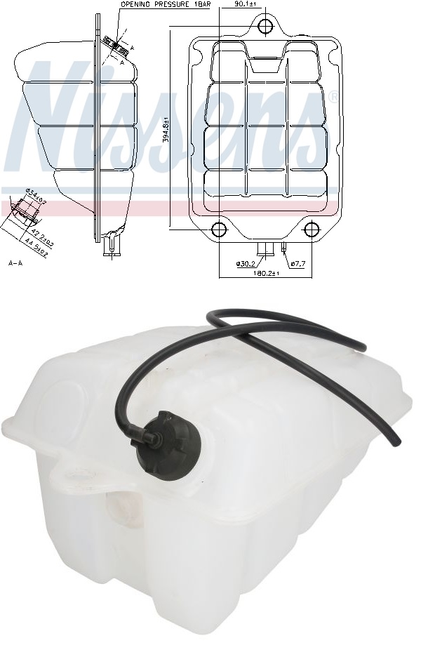 Nádrž expanzní IVECO E.Cargo I-III 8040.25B.4200-F4BE0611A od 01.1991 do 09.2015