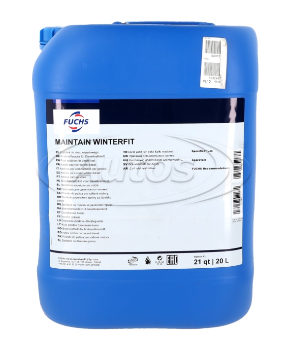 Aditivum do nafty FUCHS MAINTAIN WINTERFIT celoroční - koncentrát na 20 000l paliva, 20l