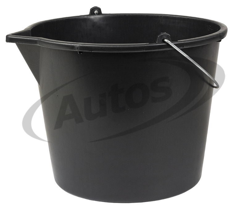 Kbelík na vodu plastový, černý IWIR16L, 16 l