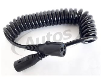 Kabel propojovací  3-pin 24V pro nabíjení při jízdě, spirálový 3m s koncovkami