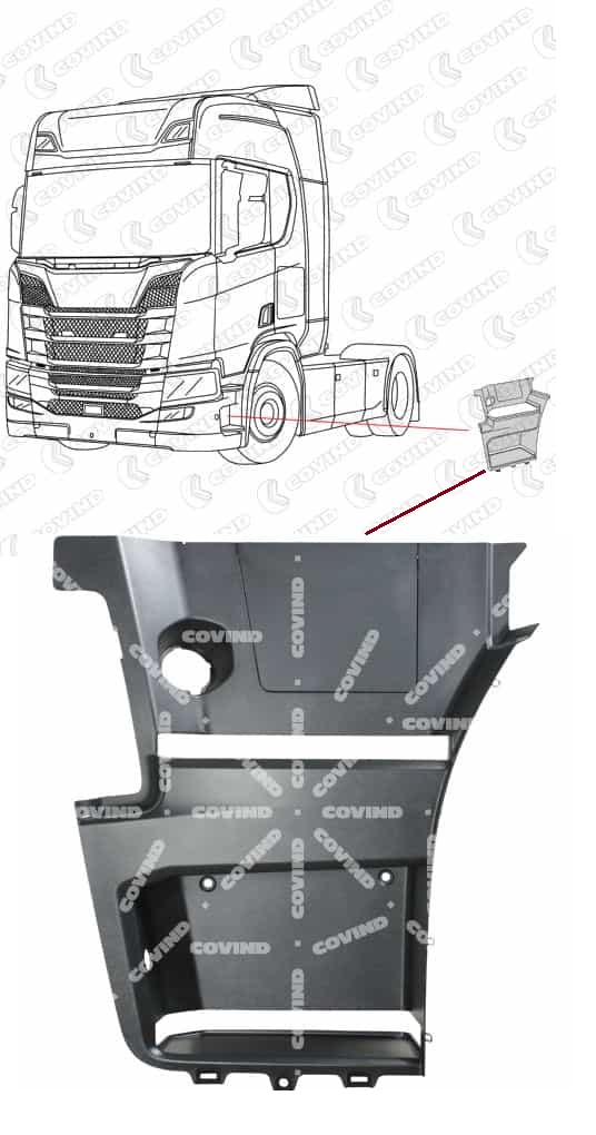 Schod kabiny L SCANIA R500 Euro 6 od 2017