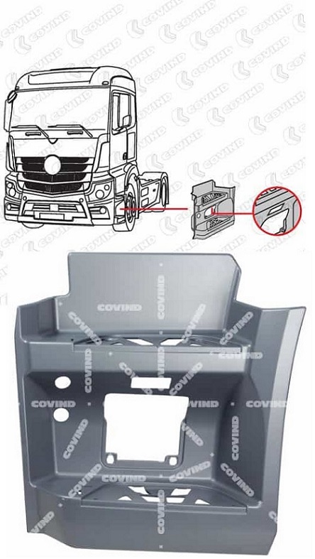 Schody kabiny L MERCEDES Actros MP4 Stream Space Euro 6