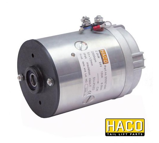 Elektromotor hydraulického čela 24V/2,0 kW HACO Bar Cargolift 