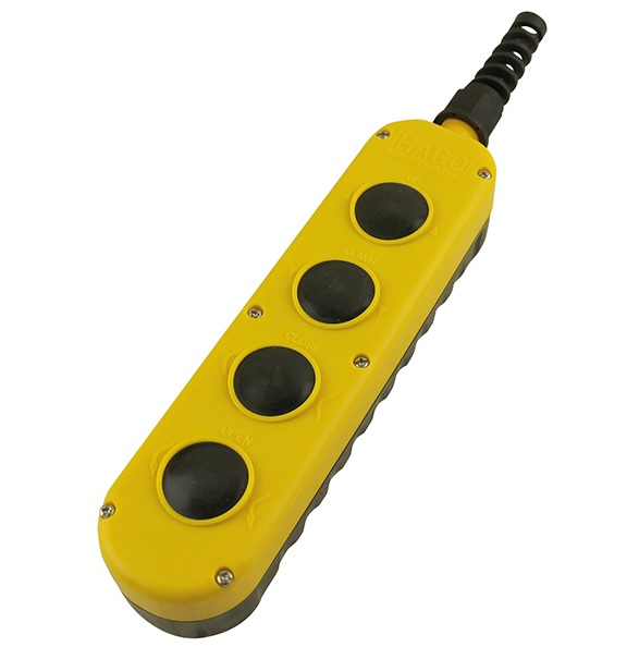 Ovladač ruční 4 tlačítkový 4x2NO HACO Bär Cargolift