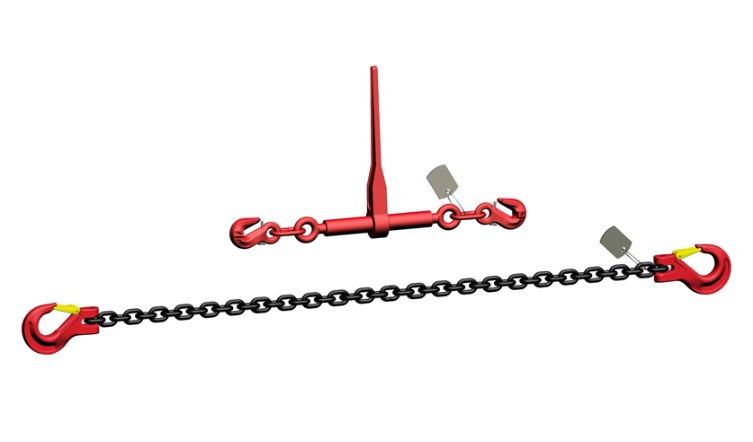 Řetěz pro upevnění nákladu, dvoudílný 5m / 10tun/ 100kN