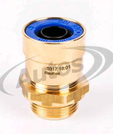 Rychlospojka přímá M22x1,5 / PA 16x2 typ ABC vnější závit TEKALAN