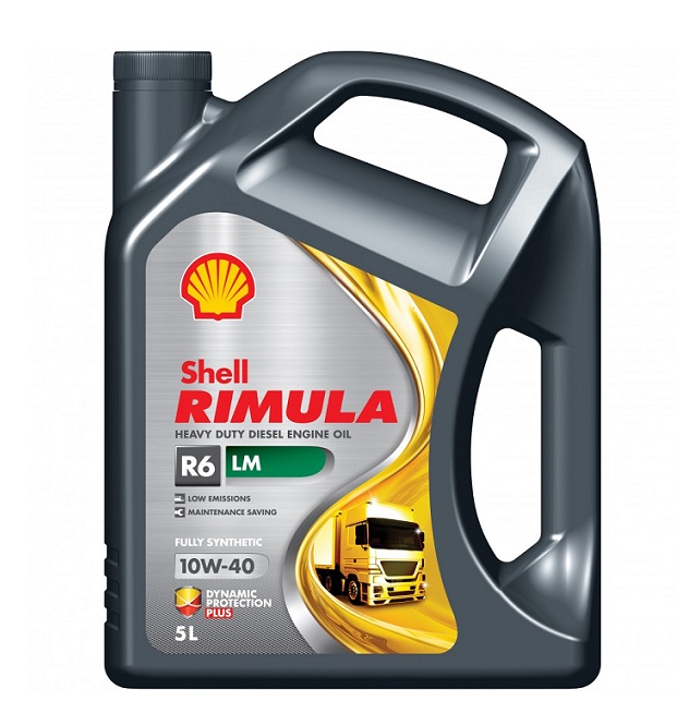 Olej motorový SHELL RIMULA R6 LM 10W-40 LOW SAPS, 5 l